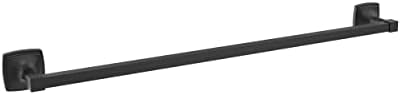 Amerock Stature 24" Matte Black Towel Bar by Amerock