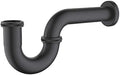 KIBI 1.5-inch Bottle P-Trap for Bathroom Sink | Decorative Brass Waste Drain by KIBI