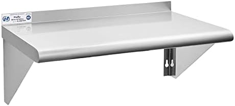 Hally Stainless Steel Shelf 14"x24" NSF Commercial Wall Mount Rack Shelving by HallySinksTablesH