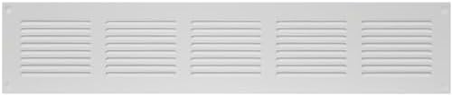 Repa Market Air Vent Cover 20x4 Inch White Galvanized Steel Louvered Grill Cover by RepaMarket
