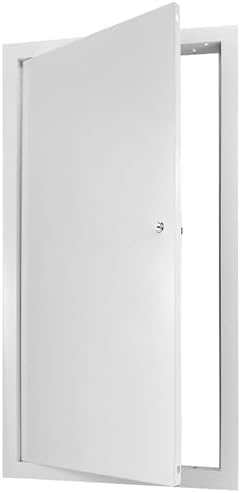 Access Panel 24x36 30x48 Inch, Aluminum Frame Access Doors White Opening Flap by Lonmrrton