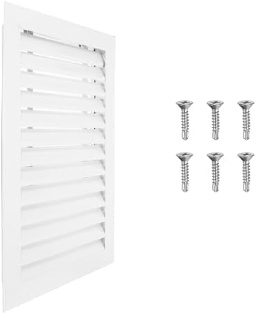 PATIKIL 22 x 14 Inch Gable Vent, 12 x 20 Inch Duct Opening Size by PATIKIL