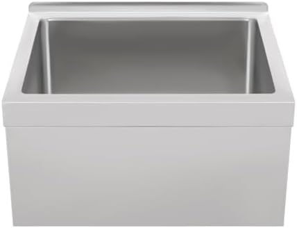 Commercial Mop Sink 19x22x12in, 304 Stainless Steel Utility Mop Basin - Image 4