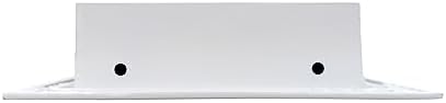 BUILDMART - 28x6 Modern AC Vent Cover - Decorative White Aluminum Air Vent - - Image 3