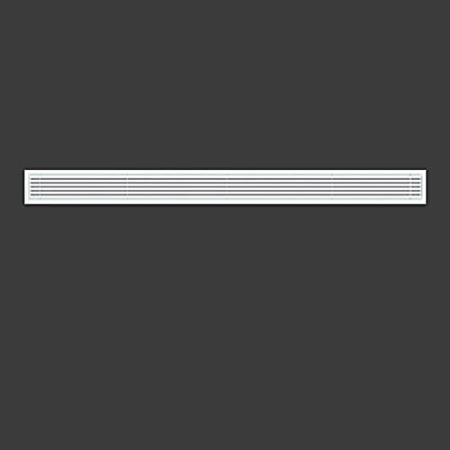 Linear Bar Air Grille 44" X 4", Aluminum Air Supply/Return Grilles, Easy Air by Powrocket