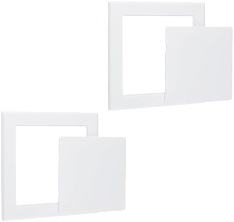 2Pcs Self Adhesive Access Door Panels, 6 x 6 inch Surface-Mounted Wall Hole by UFURMATE