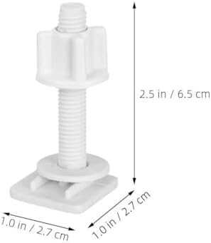 SEWACC Universal Toilet Seat Screws Replacement Parts Toilet Bowl Screws and - Image 2