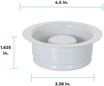 Mr. Scrappy 21-DSFS3-WH 3-Bolt Garbage Disposal Drain Stopper Sink Flange - Image 4