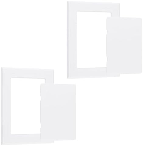 2Pcs Self Adhesive Access Door Panels, 4 x 6 inch Surface-Mounted Wall Hole by UFURMATE