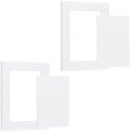 2Pcs Self Adhesive Access Door Panels, 4 x 6 inch Surface-Mounted Wall Hole by UFURMATE