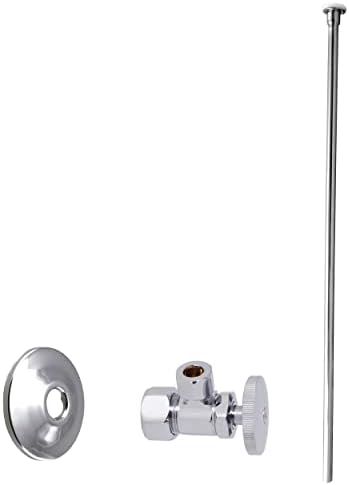 Westbrass A105KFH-26 5/8" x 3/8" OD x 20" Flat Head Toilet Riser Supply Line Kit by Westbrass