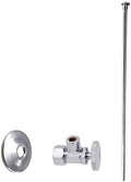Westbrass A105KFH-26 5/8" x 3/8" OD x 20" Flat Head Toilet Riser Supply Line Kit by Westbrass