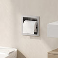 Neodrain Brushed 304 Stainless Steel Recessed in Wall Toilet Paper Holder by Neodrain