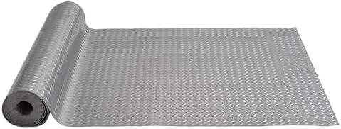 Industrial PVC Diamond-Plate Surface Matting, 4FT×9.8FT Anti-Slip Floor Mat Roll by Unknown