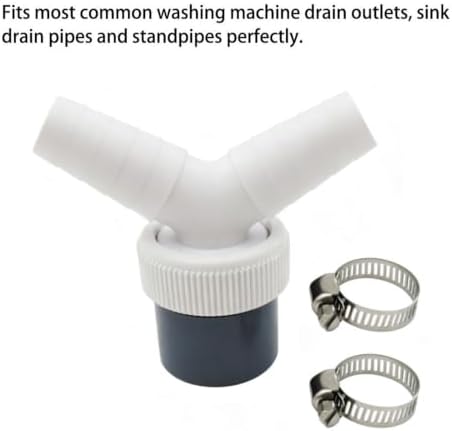 TopHomer 1 Pcs Y Drain Adapter 40mm Plastic Coupling Fit - Image 4