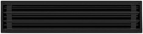 BUILDMART - 26x6 Modern AC Vent Cover - Decorative Black Air Vent - Standard - Image 2