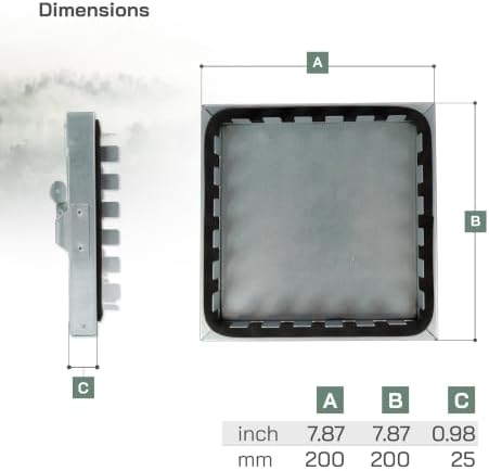 Vent Systems 8 x 8 Inch Access Door - Image 2