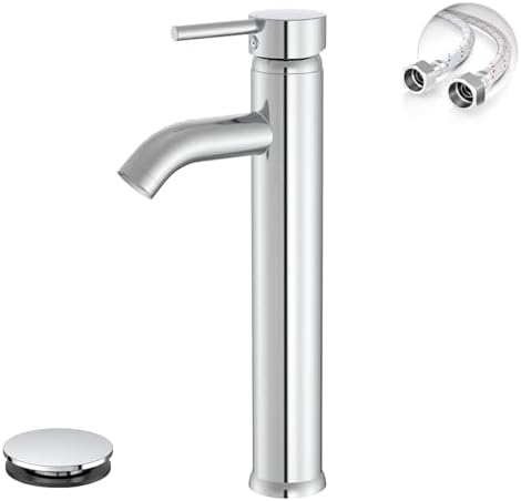 Chrome Bathroom Faucet, Vessel Sink Faucets by Greenspring