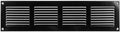 Repa Market Air Vent Cover 16x4 Inch Black Galvanized Steel Louvered Grill Cover by RepaMarket