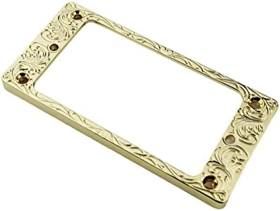 Guyker Metal Flat Humbucker Cover, Pickup Mounting Ring Set - Image 2