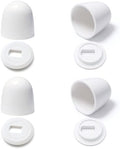 4 Packs Upgrade Toilet Bolt Caps, 1.44 Inch Height Plastic Toilet Bolt Covers by Unknown