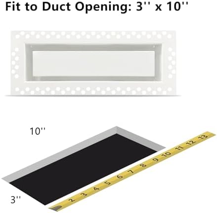 Flush Wall Vent Cover 3x10 Inch - Image 3