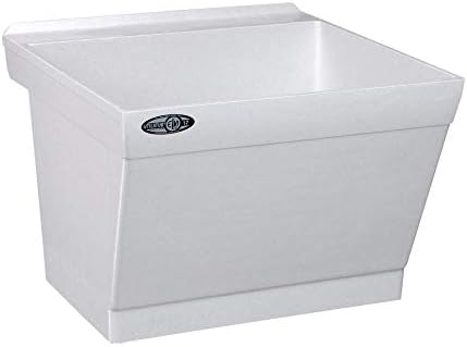 Mustee 17W Utilatub Laundry Tub Wall Mount, 23.5-Inch x 23-Inch by Mustee
