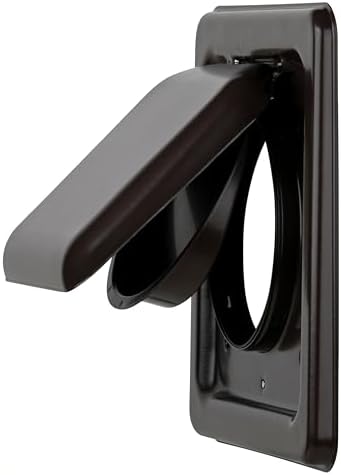 NO-PEST VENT Dual Door Dryer Vent Cover 4 Inch Outdoor, Made in USA, Highest - Image 2