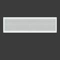 Linear Bar Air Grille 28" X 8", Aluminum Air Supply/Return Grilles, Easy Air by Powrocket