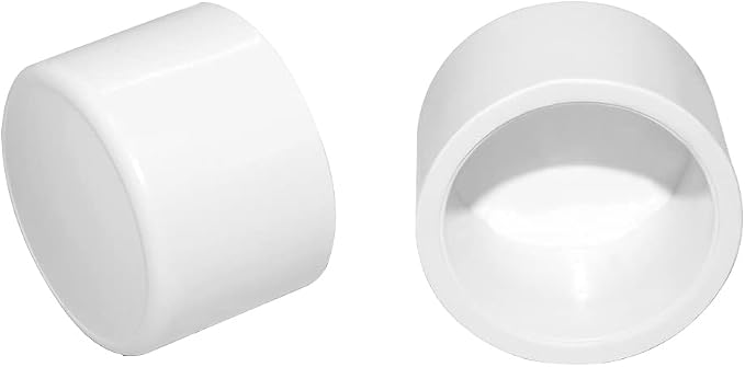 1Inch PVC Pipe End Cap Fitting, Furniture Grade - Image 3