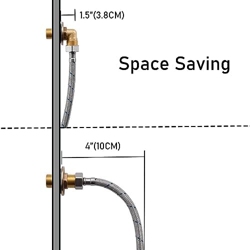 Commercial Faucet Installation Kit, 1/2" IPS Male x 1/2" IPS Male Faucet Adapter - Image 3