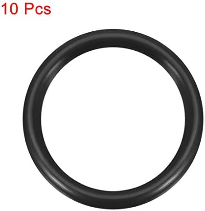 uxcell Nitrile Rubber O-Rings 30.3mm OD 25mm ID 2.65mm Width, Metric Sealing - Image 2