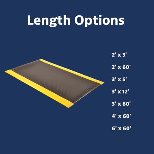 NoTrax 418 Diamond Tred™ 2' x 60' x 3/8" Anti Fatigue Mat - Image 6