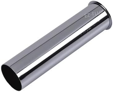EZ-FLUID Heavy Duty 1-1/2" x 6" Flanged Sink Tailpiece Commercial Grade 17GA by EZ-FLUIDPlumbingProducts