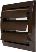 Repa Market ABS Plastic Brown 4 Inch Dryer Vent Cover Outside, 4 Inch Exhaust by RepaMarket