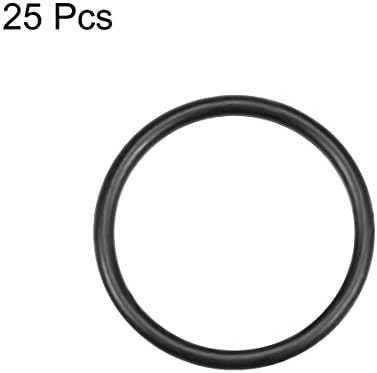 uxcell Nitrile Rubber O-Rings 31mm OD 26mm ID 2.5mm Width, Metric Nitrile - Image 2