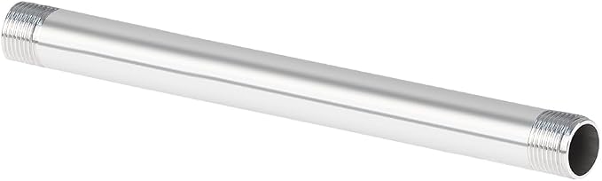 Quickun 304 Stainless Steel Pipe Fitting, 1/4" NPT x 1/4" NPT Male Malleable by VisittheQuickun