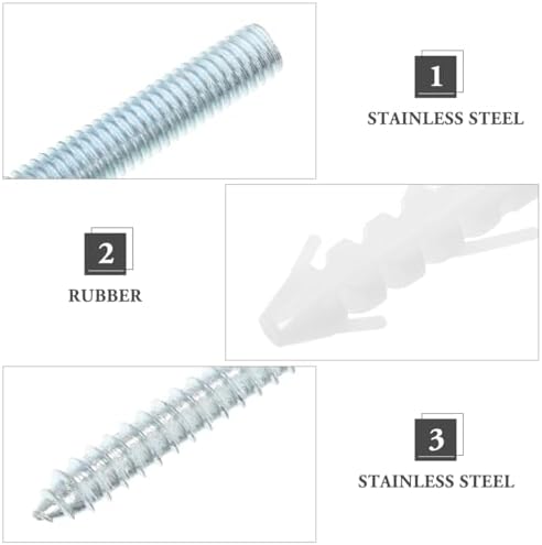1set Heavy-Duty Basin Mounting Kit Secure Wall-Mount Sink Fixings Screws Bolts - Image 4