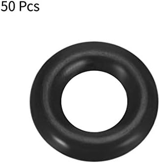 uxcell Nitrile Rubber O-Rings 4mm OD 2mm ID 1mm Width, Metric Sealing Gasket - Image 2