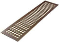 "Reggio Register Square Series Pattern Floor Grille, Oil-Rubbed Bronze Steel by ReggioRegisterCompanyLLC