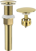 KAIYING Pop Up Drain Without Overflow, Bathroom Vessel Sink Drain by KAIYING