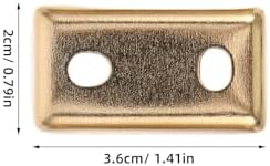 LABRIMP 4Pcs Stainless Steel Towel Rail Base Washers Towel Bar Mounting - Image 2