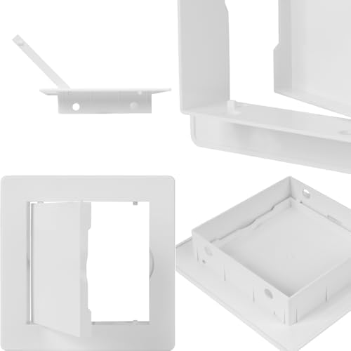 4x4 Access Panel for Drywall and Ceiling – White ABS Plastic Door Panel - Image 7