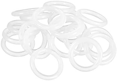 uxcell Silicone O-Ring, 20mm OD, 14mm ID, 3mm Width, VMQ Seal Rings Gasket by uxcell