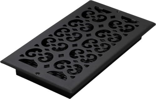 Decor Grates ST612W Scroll Design Wall/Ceiling Register, 6x12 Inches, Textured by DecorGrates