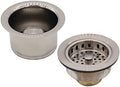 Westbrass CO2196-07 COMBO PACK 3-1/2" Post Style Large Kitchen Sink Basket by Westbrass