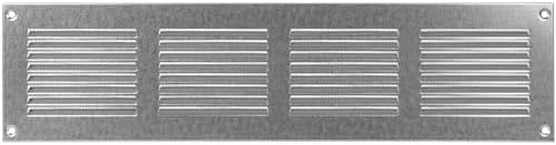 Repa Market Air Vent Cover 16x4 Inch Galvanized Steel Louvered Grill Cover by RepaMarket