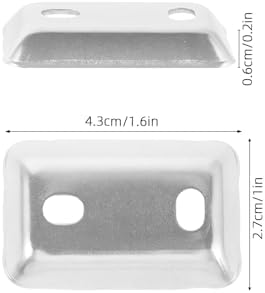LABRIMP 4Pcs Stainless Steel Towel Rail Base Washers Towel Bar Mounting - Image 2