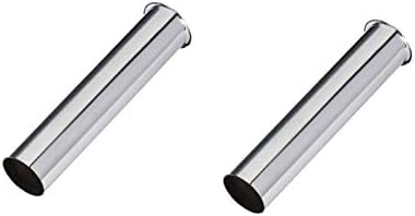 EZ-FLUID Heavy Duty Commercial Grade 17GA Chrome Brass Tubular 1-1/4" x 9" by EZ-FLUIDPlumbingProducts