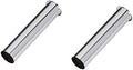 EZ-FLUID Heavy Duty Commercial Grade 17GA Chrome Brass Tubular 1-1/4" x 9" by EZ-FLUIDPlumbingProducts